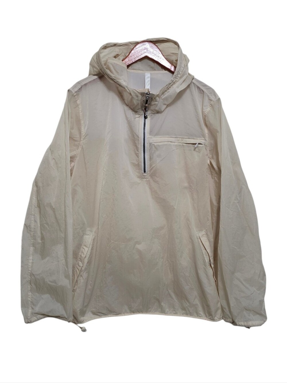 lululemon Step Out Anorak White Opal Size XXL